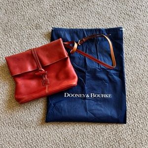 Donkey and Bourke Red Leather Purse